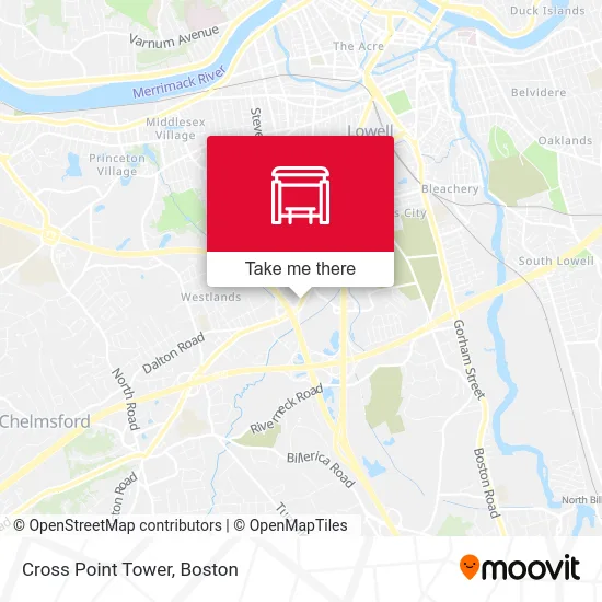 Cross Point Tower map