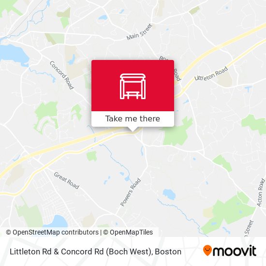 Littleton Rd & Concord Rd (Boch West) map