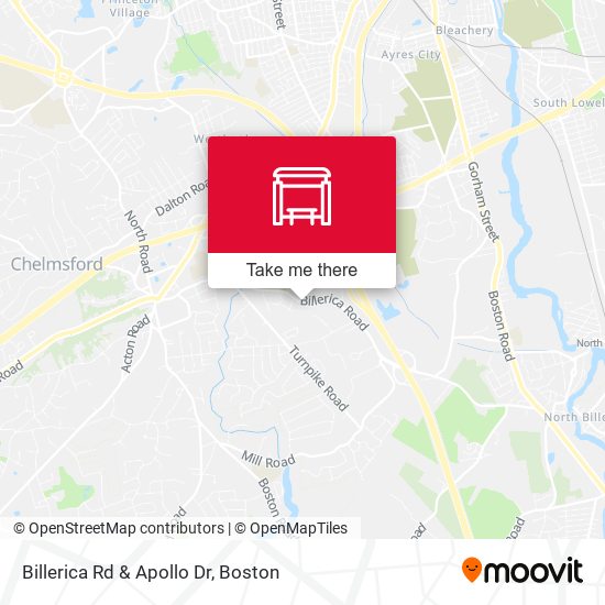 Billerica Rd & Apollo Dr map