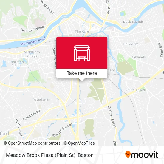 Mapa de Meadow Brook Plaza (Plain St)