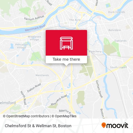 Mapa de Chelmsford St & Wellman St