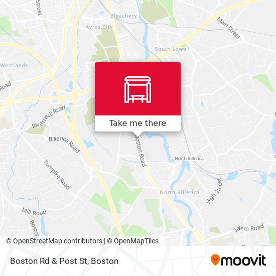 Mapa de Boston Rd & Post St