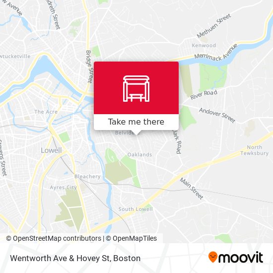 Wentworth Ave & Hovey St map