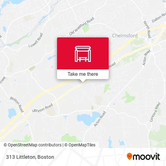 313 Littleton map