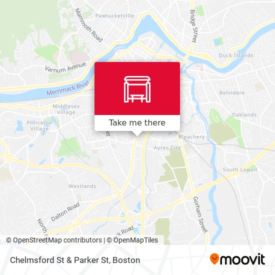 Mapa de Chelmsford St & Parker St