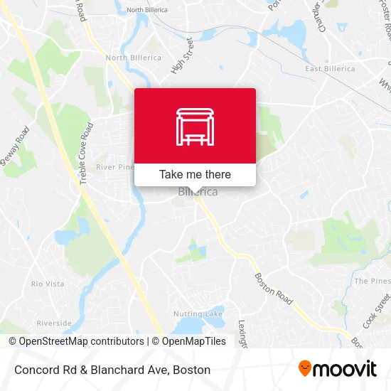 Concord Rd & Blanchard Ave map