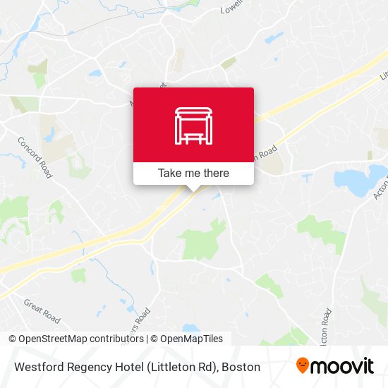 Mapa de Westford Regency Hotel (Littleton Rd)