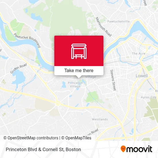 Princeton Blvd & Cornell St map