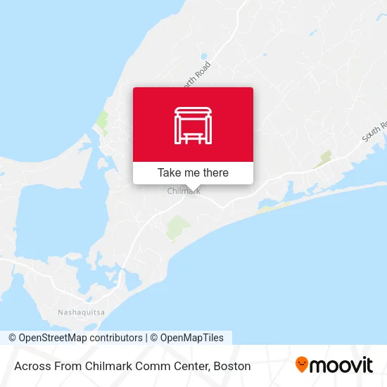 Across From Chilmark Comm Center map