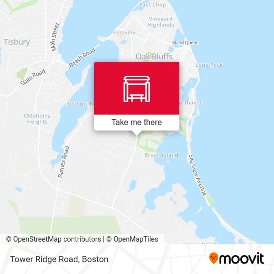 Tower Ridge Road map