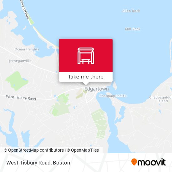 Mapa de West Tisbury Road
