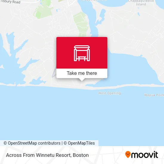 Across From Winnetu Resort map