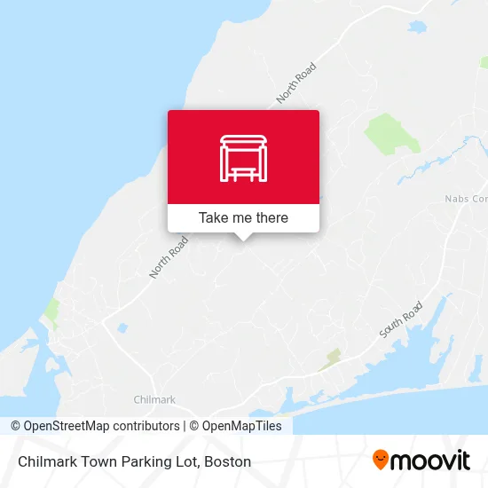 Chilmark Town Parking Lot map