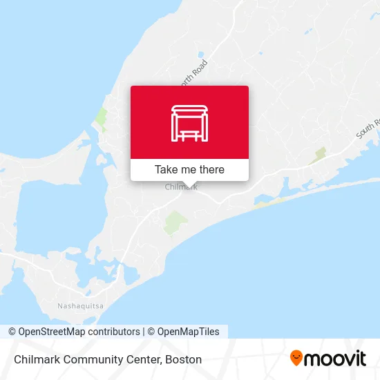 Chilmark Community Center map
