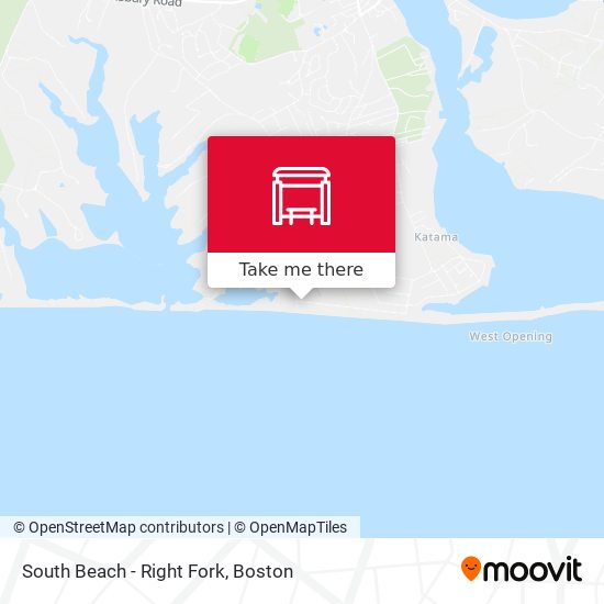 South Beach - Right Fork map