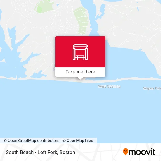 South Beach - Left Fork map