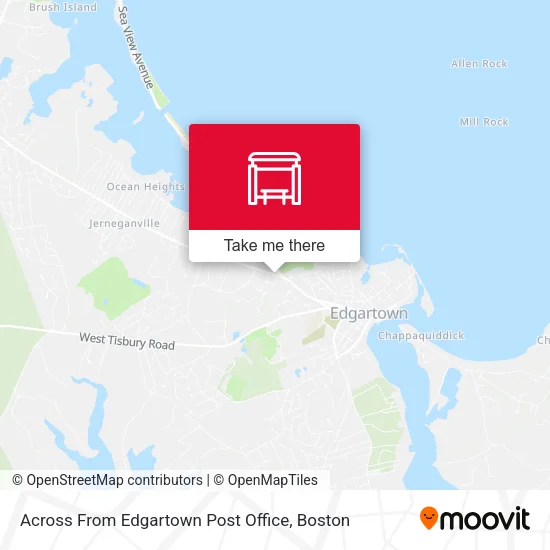 Across From Edgartown Post Office map