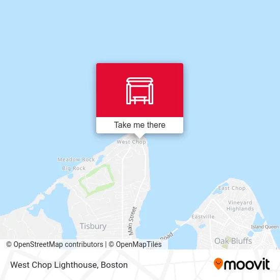 Mapa de West Chop Lighthouse