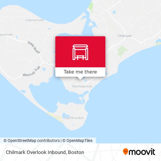 Mapa de Chilmark Overlook Inbound