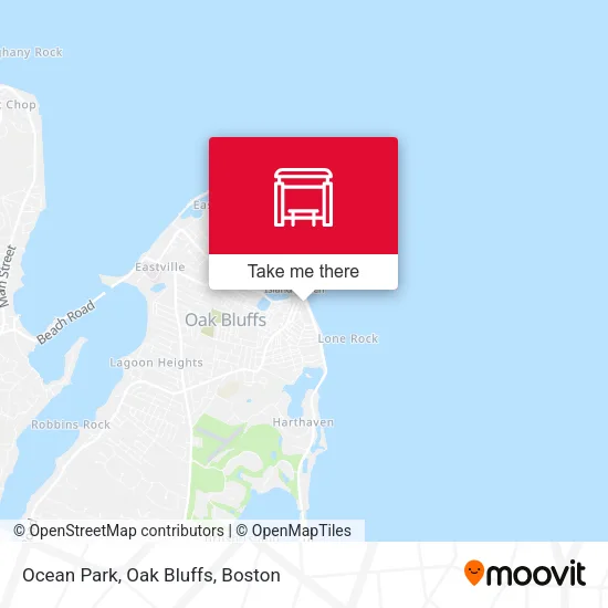 Ocean Park, Oak Bluffs map