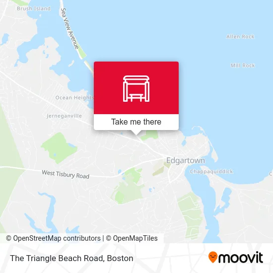 The Triangle Beach Road map