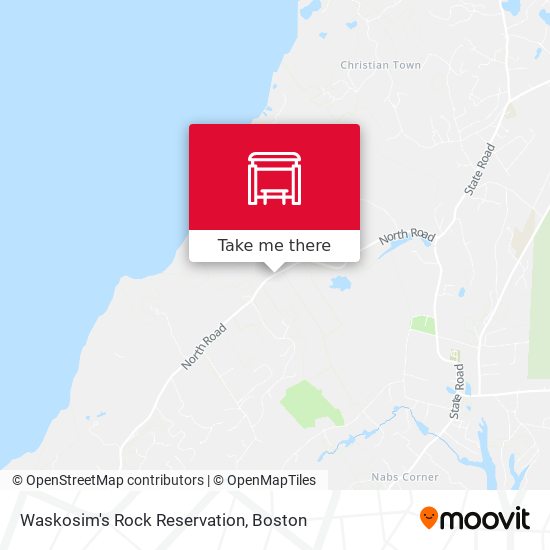 Mapa de Waskosim's Rock Reservation