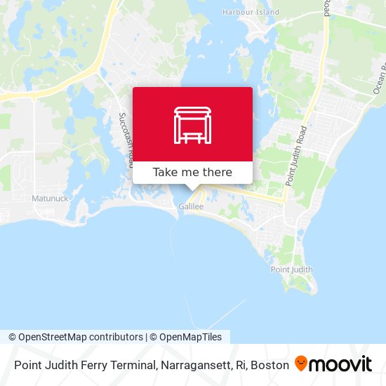 Point Judith Ferry Terminal, Narragansett, Ri map