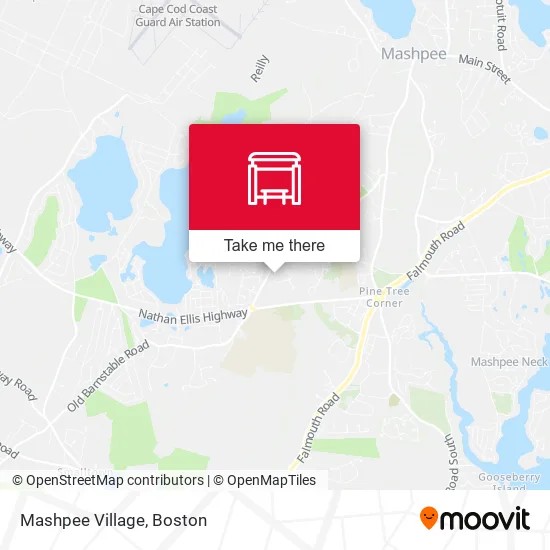 Mashpee Village map