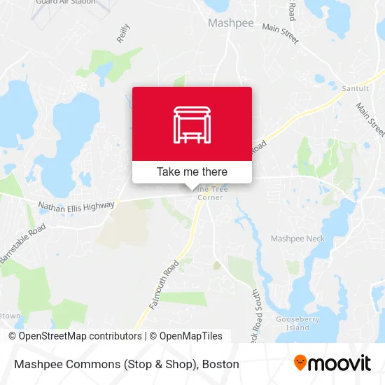 Mashpee Commons (Stop & Shop) map