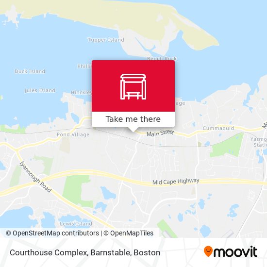 Courthouse Complex, Barnstable map