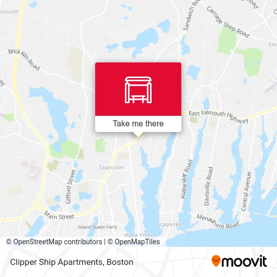 Clipper Ship Apartments map