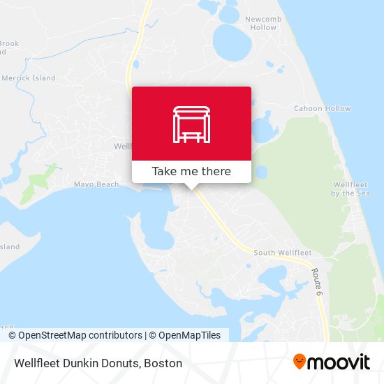 Mapa de Wellfleet Dunkin Donuts
