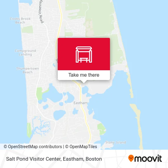 Salt Pond Visitor Center, Eastham map
