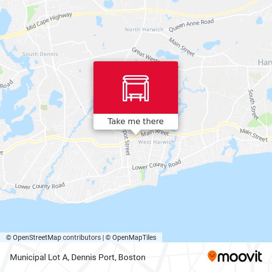 Municipal Lot A, Dennis Port map