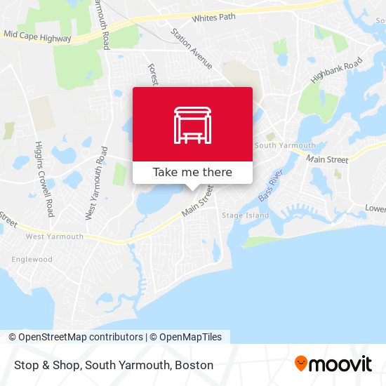 Stop & Shop, South Yarmouth map