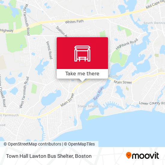 Town Hall Lawton Bus Shelter map