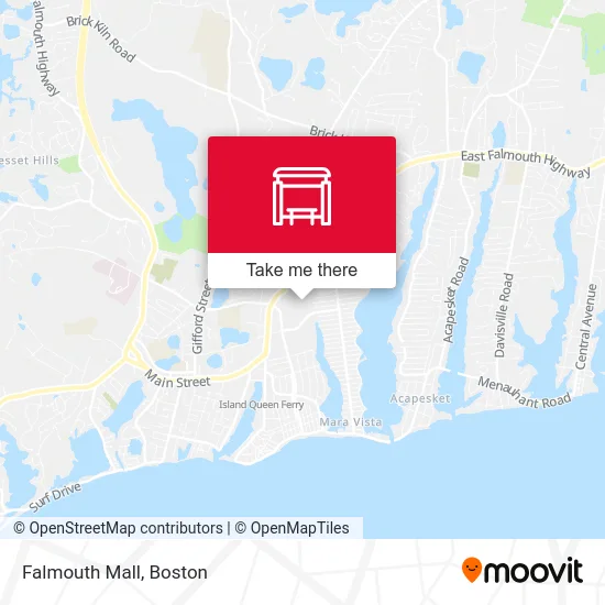 Falmouth Mall map