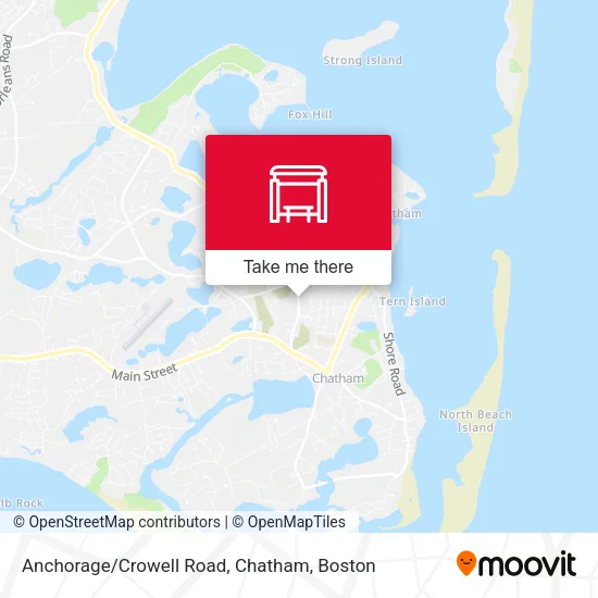 Anchorage / Crowell Road, Chatham map