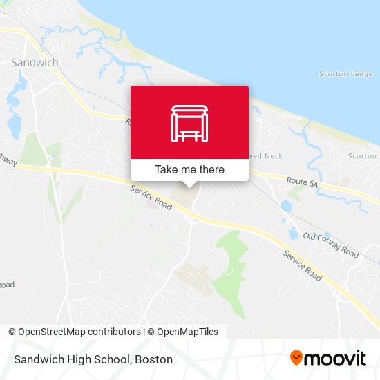 Sandwich High School map