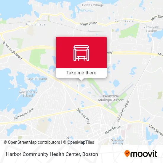 Harbor Community Health Center map