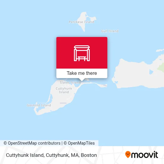 Cuttyhunk Island, Cuttyhunk, MA map