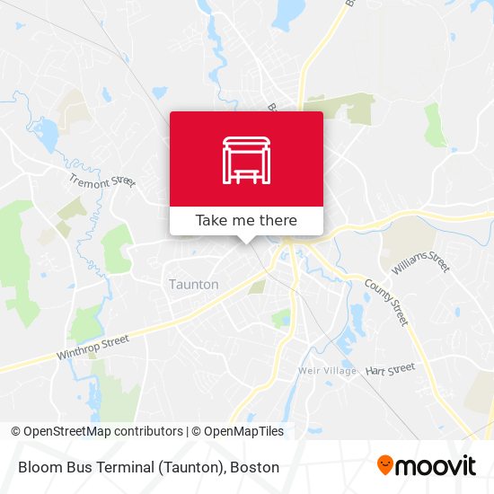 Mapa de Bloom Bus Terminal (Taunton)