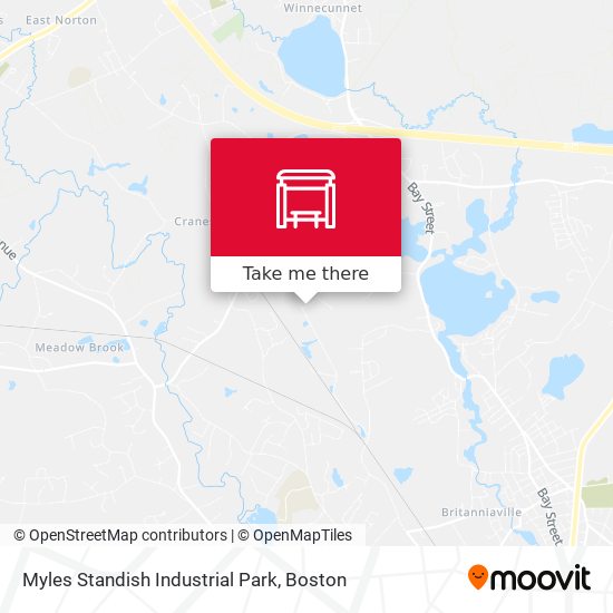 Mapa de Myles Standish Industrial Park