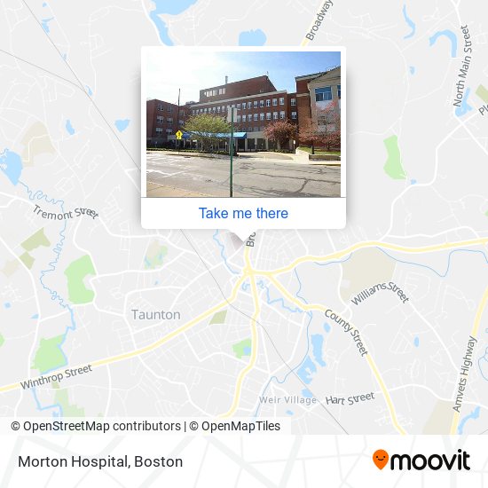Morton Hospital map