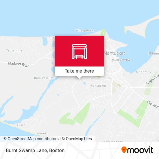 Burnt Swamp Lane map