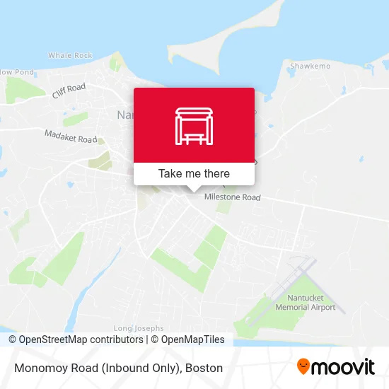 Monomoy Road (Inbound Only) map