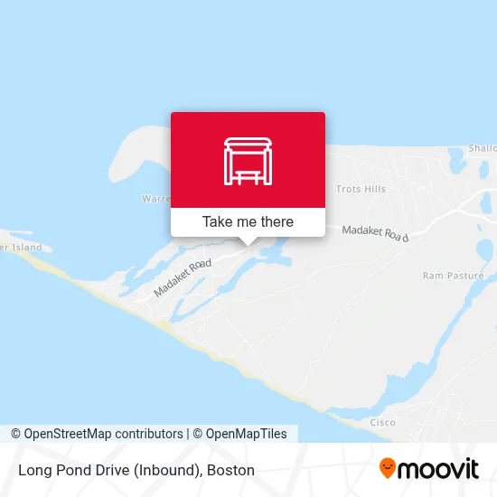 Long Pond Drive (Inbound) map