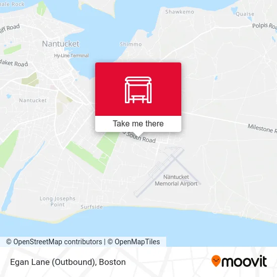 Egan Lane (Outbound) map