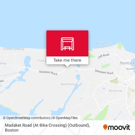 Mapa de Madaket Road (At Bike Crossing) (Outbound)