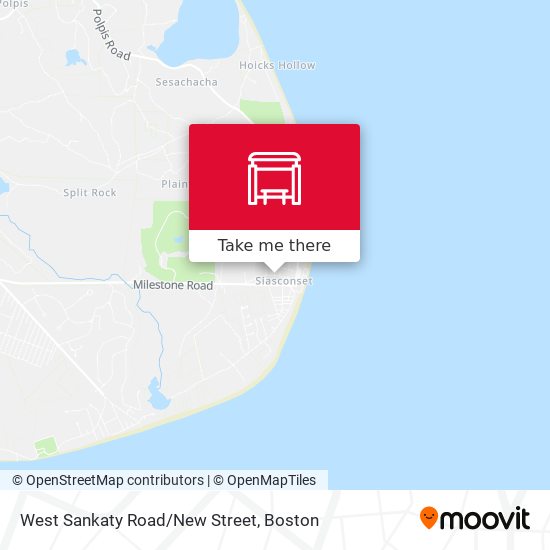 West Sankaty Road/New Street map